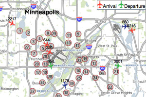 Flight Tracking and Noise Management using Open Source GIS Tools