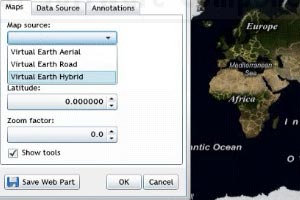 ‘GIS Web Part’ in the SharePoint vernacular